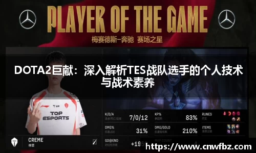 DOTA2巨献：深入解析TES战队选手的个人技术与战术素养